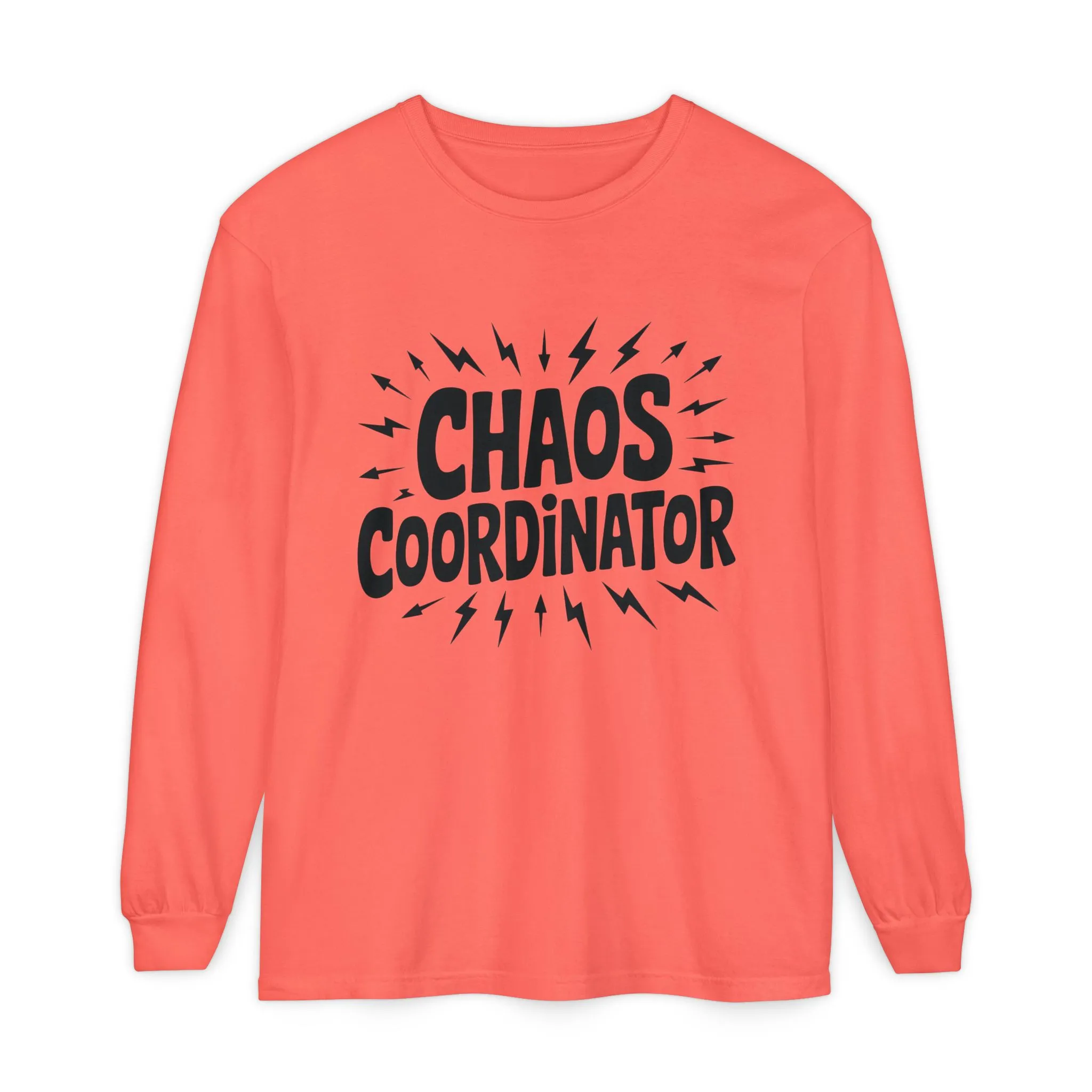 Chaos Coordinator Shirt Unisex Long Sleeve Tee, Funny Mom Life Gift, Mothers Day Shirt, Gifts for Team Leaders, Humor Apparel - Image 31
