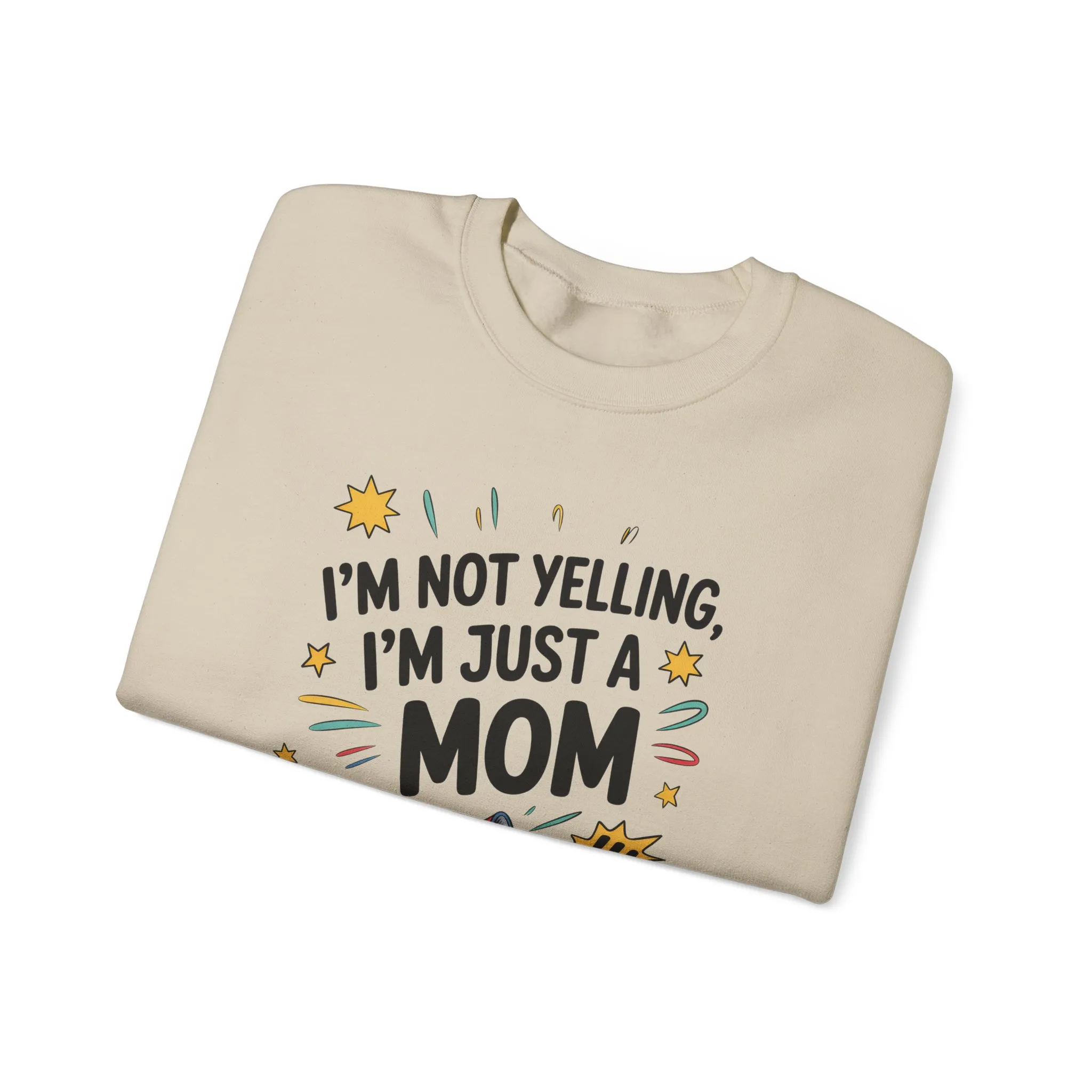 Funny Mom Sweatshirt, I'm Not Yelling I'm Just a Mom, Mother's Day Gift, Loud Mom Life Sweatshirt, Mother's Day Apparel, Family Humor Shirt - Image 40