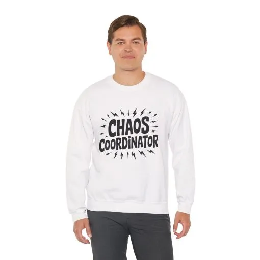 Chaos Coordinator Sweatshirt, Funny Gift for Moms, Mother's Day Gift, TeacherSweatshirt, Casual Graphic Tee, Women's Gift Idea - Image 8