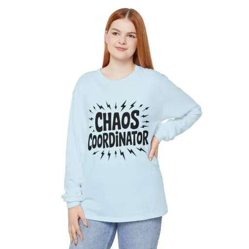Chaos Coordinator Shirt Unisex Long Sleeve Tee, Funny Mom Life Gift, Mothers Day Shirt, Gifts for Team Leaders, Humor Apparel - Image 12