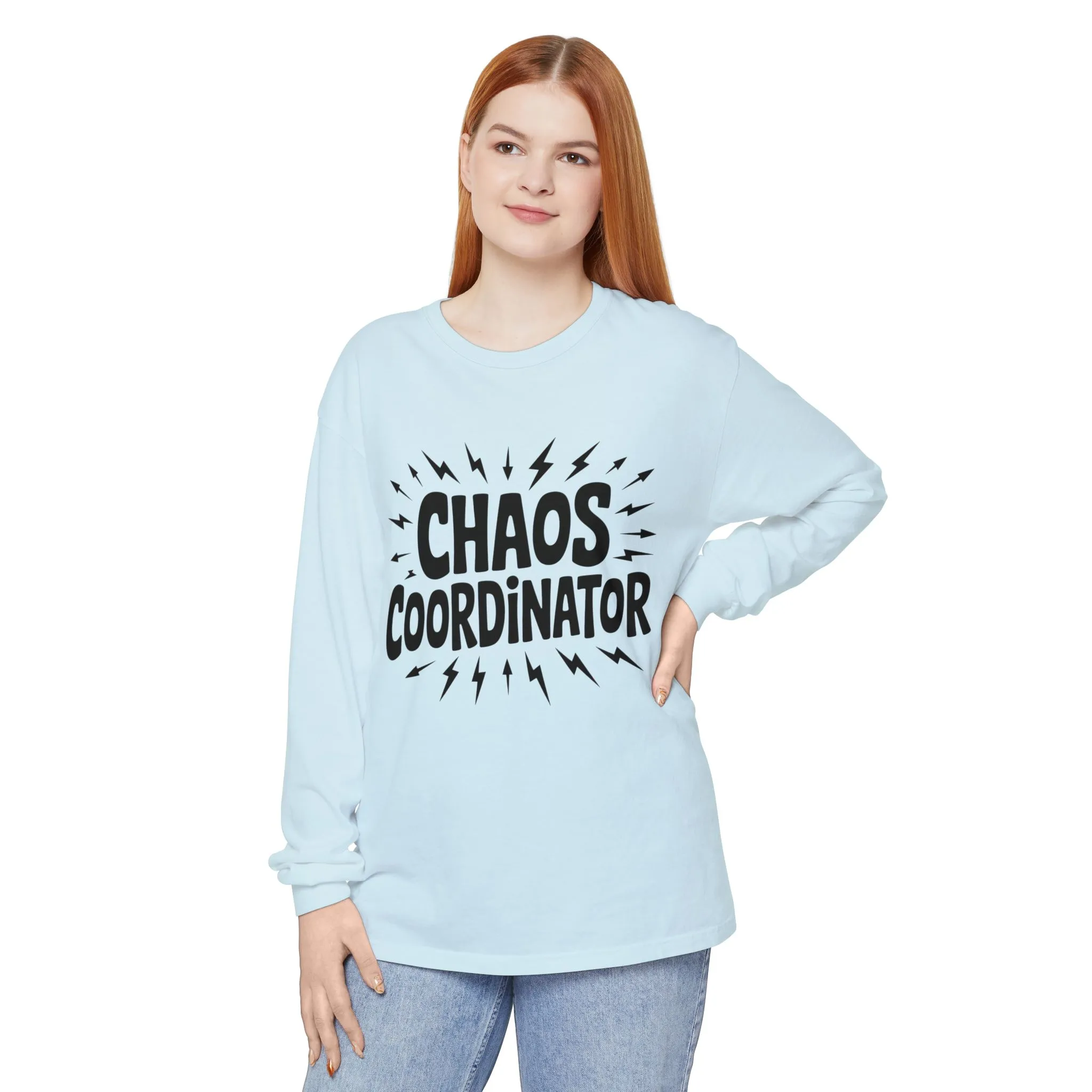 Chaos Coordinator Shirt Unisex Long Sleeve Tee, Funny Mom Life Gift, Mothers Day Shirt, Gifts for Team Leaders, Humor Apparel - Image 12