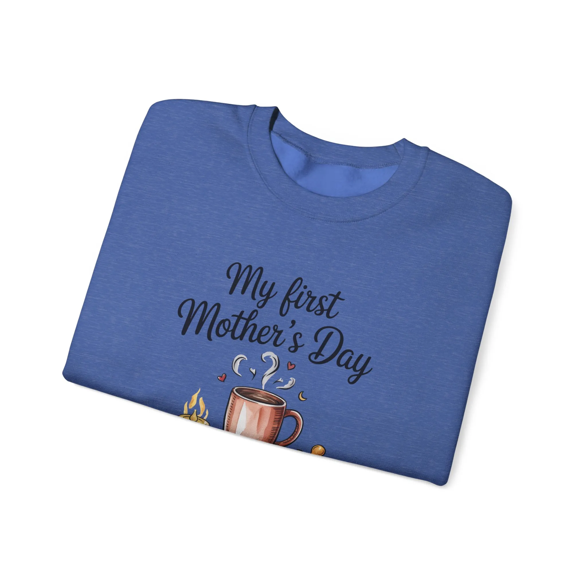My First Mother's Day Sweatshirt, Cozy Crewneck for Moms, Gift for New Mothers, Baby Shower Tee, Snuggles & Sleepless Nights - Image 22