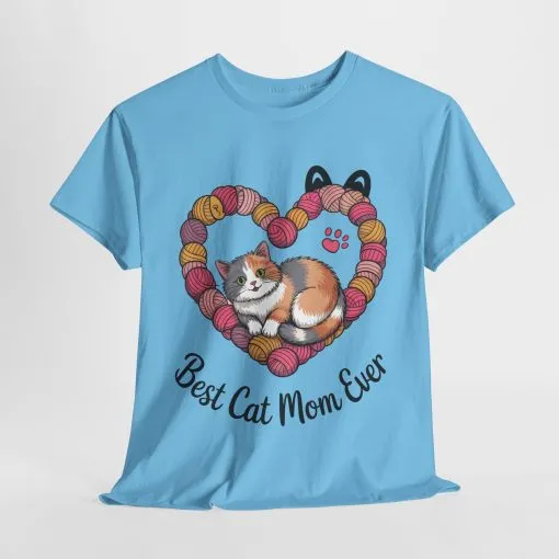 Best Cat Mom Ever T-Shirt, Cat Lover Gift, Pet Mom Shirt, Funny Animal Apparel, Cute Gift for Cat Moms, Gift for Cat Lovers, Kitty Mom Shirt - Image 13