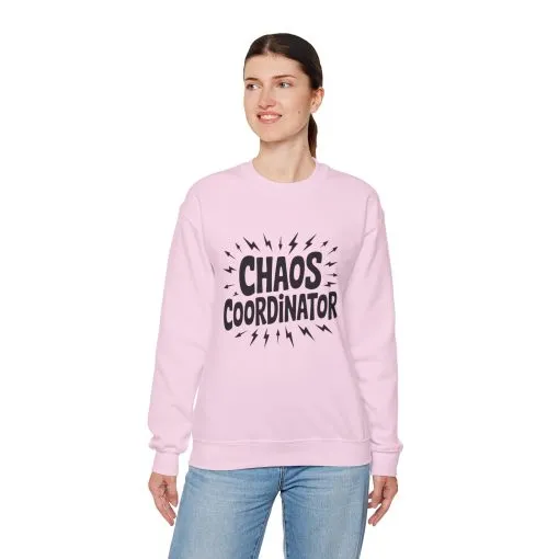 Chaos Coordinator Sweatshirt, Funny Gift for Moms, Mother's Day Gift, TeacherSweatshirt, Casual Graphic Tee, Women's Gift Idea - Image 25
