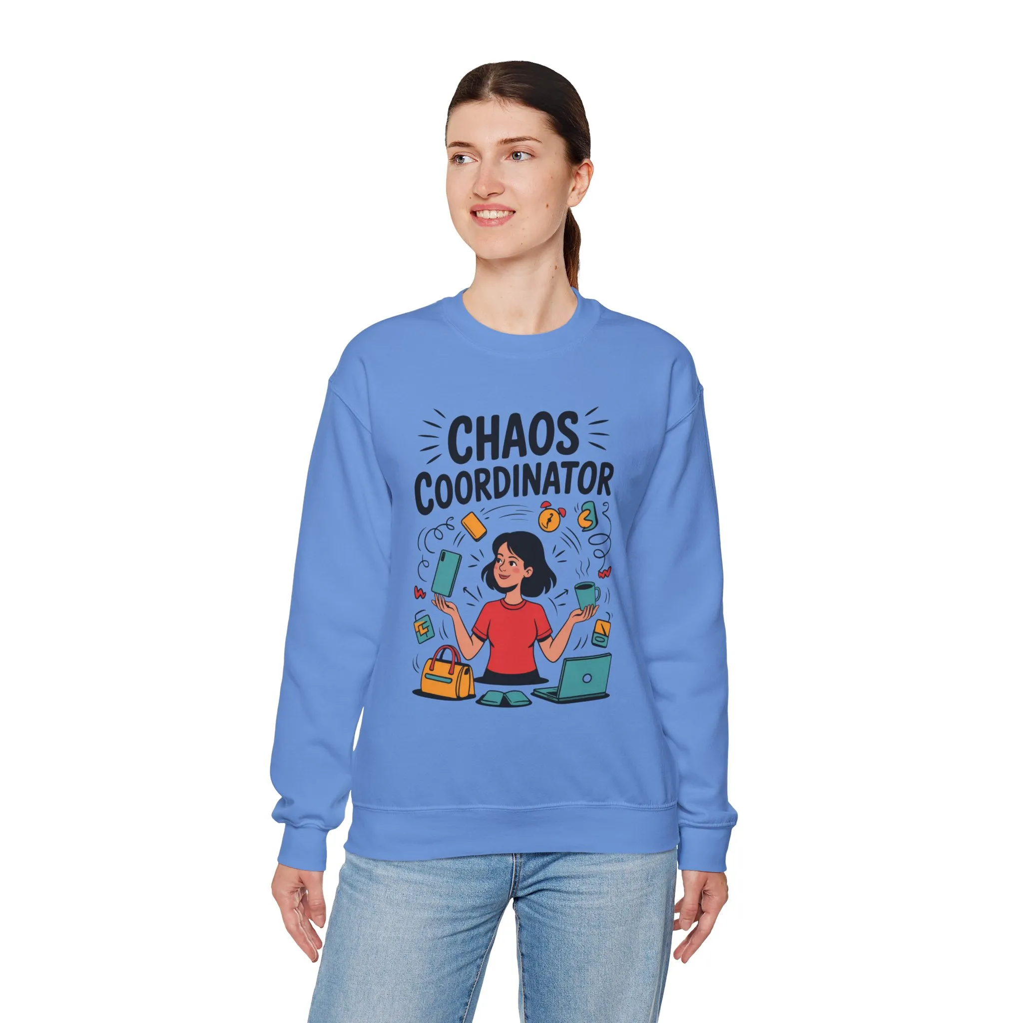 Chaos Coordinator Sweatshirt, Funny Mom Life Sweatshirt ,Gift for Busy Moms, Multitasking Mom Gift, Mom Life Sweatshirt, Mother's Day Gift - Image 24