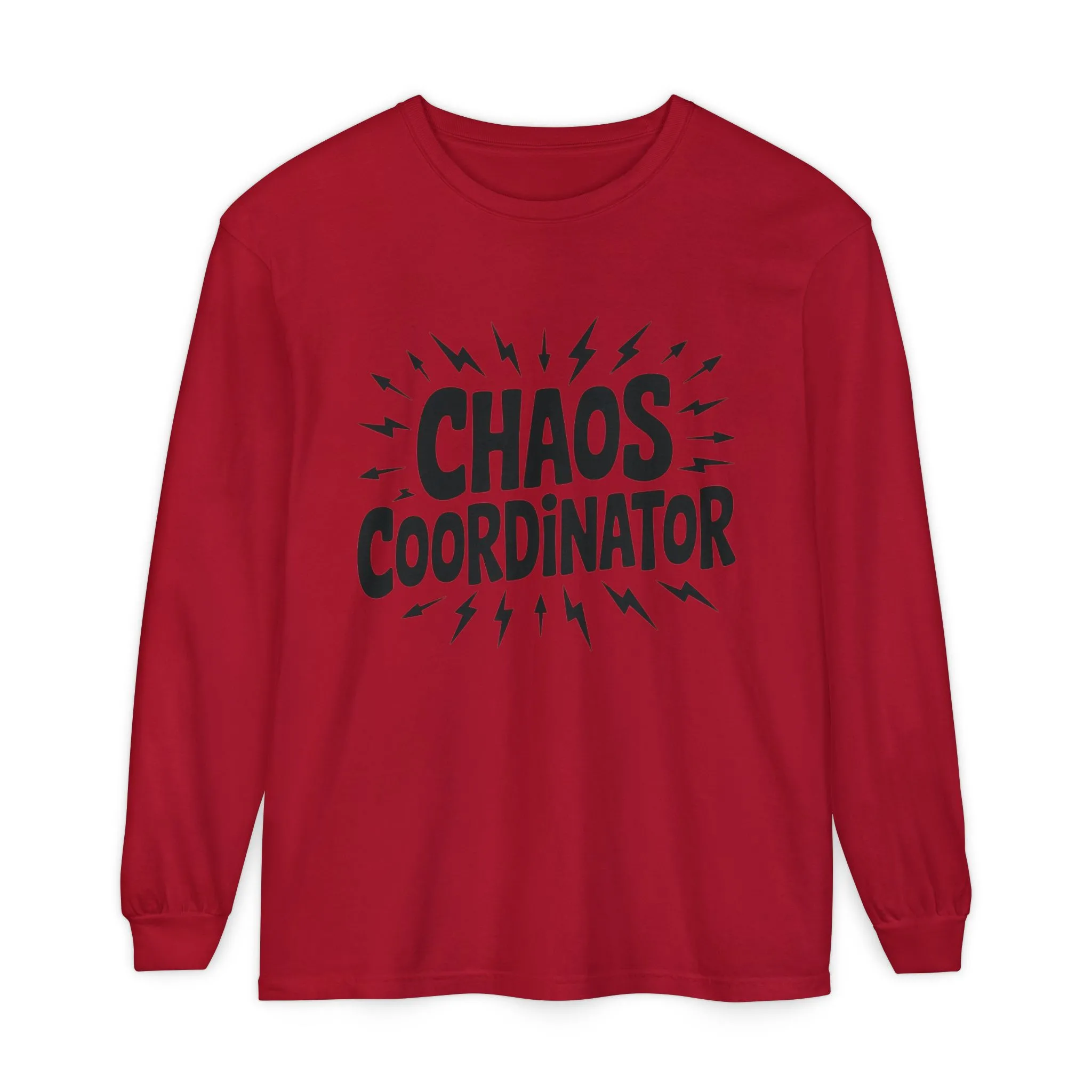 Chaos Coordinator Shirt Unisex Long Sleeve Tee, Funny Mom Life Gift, Mothers Day Shirt, Gifts for Team Leaders, Humor Apparel - Image 25
