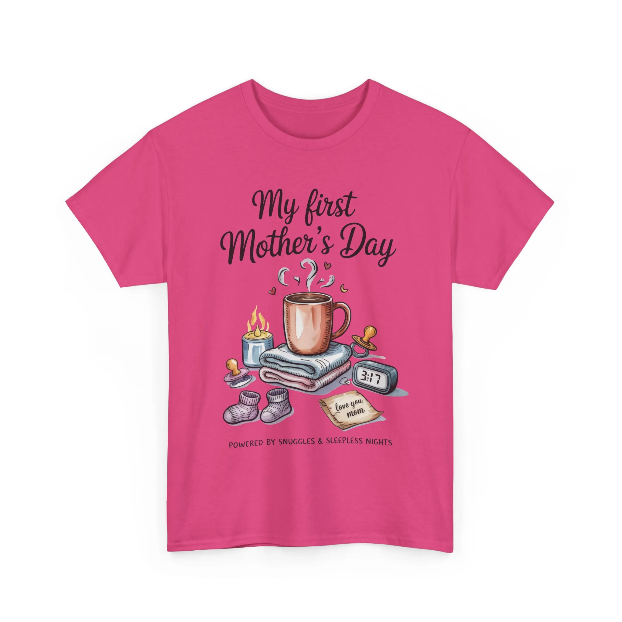 My First Mother's Day Tee, Gift for New Moms, Cute Mother's Day Shirt, Snuggle-Inspired Apparel, Baby Shower Tee - Image 21