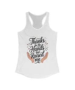 Grateful Hands Tank Top, Mother's Day Gift, Appreciation Tee, Family Love Shirt, Empowering Women Top, Inspirational tee