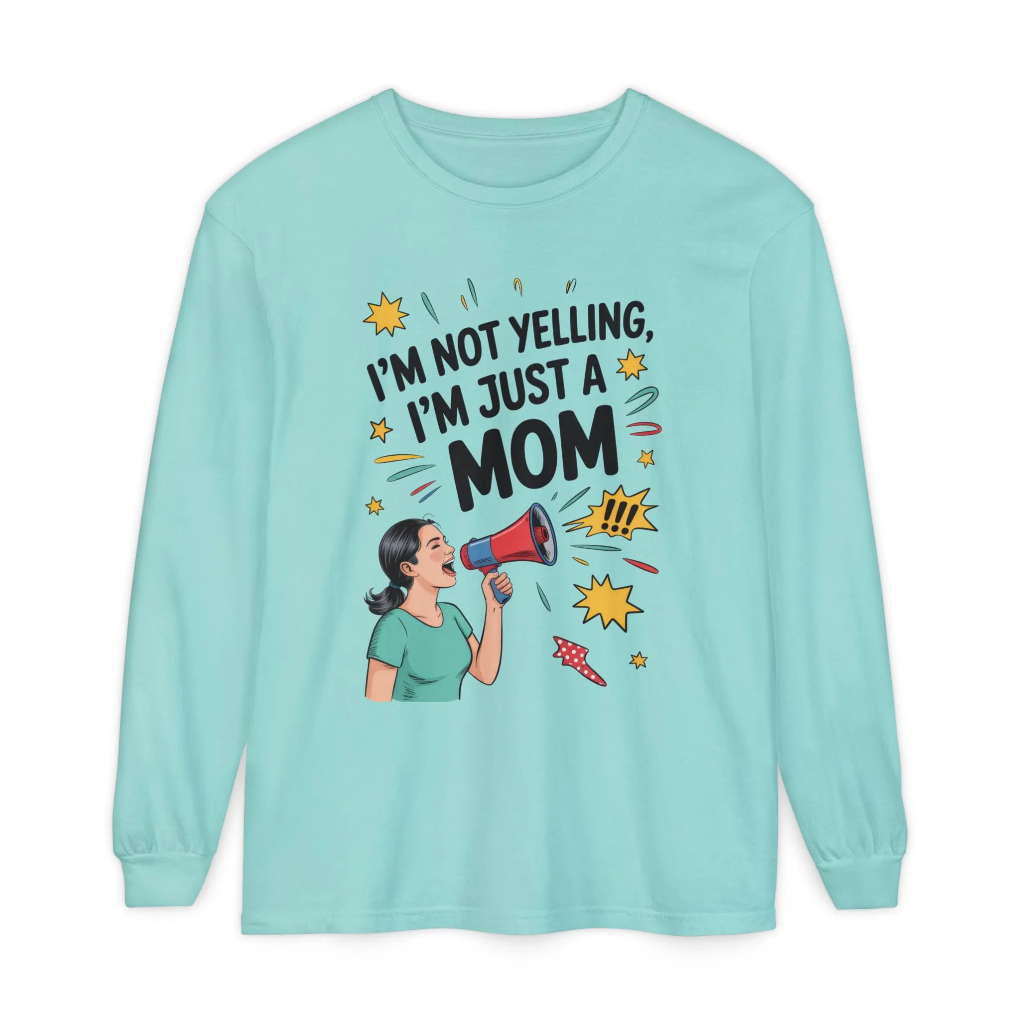 Funny Mom Long Sleeve T-Shirt, I'm Not Yelling I'm Just a Mom, Mother's Day Gift, Loud Mom Life Tank Top, Mother's Day Apparel - Image 31