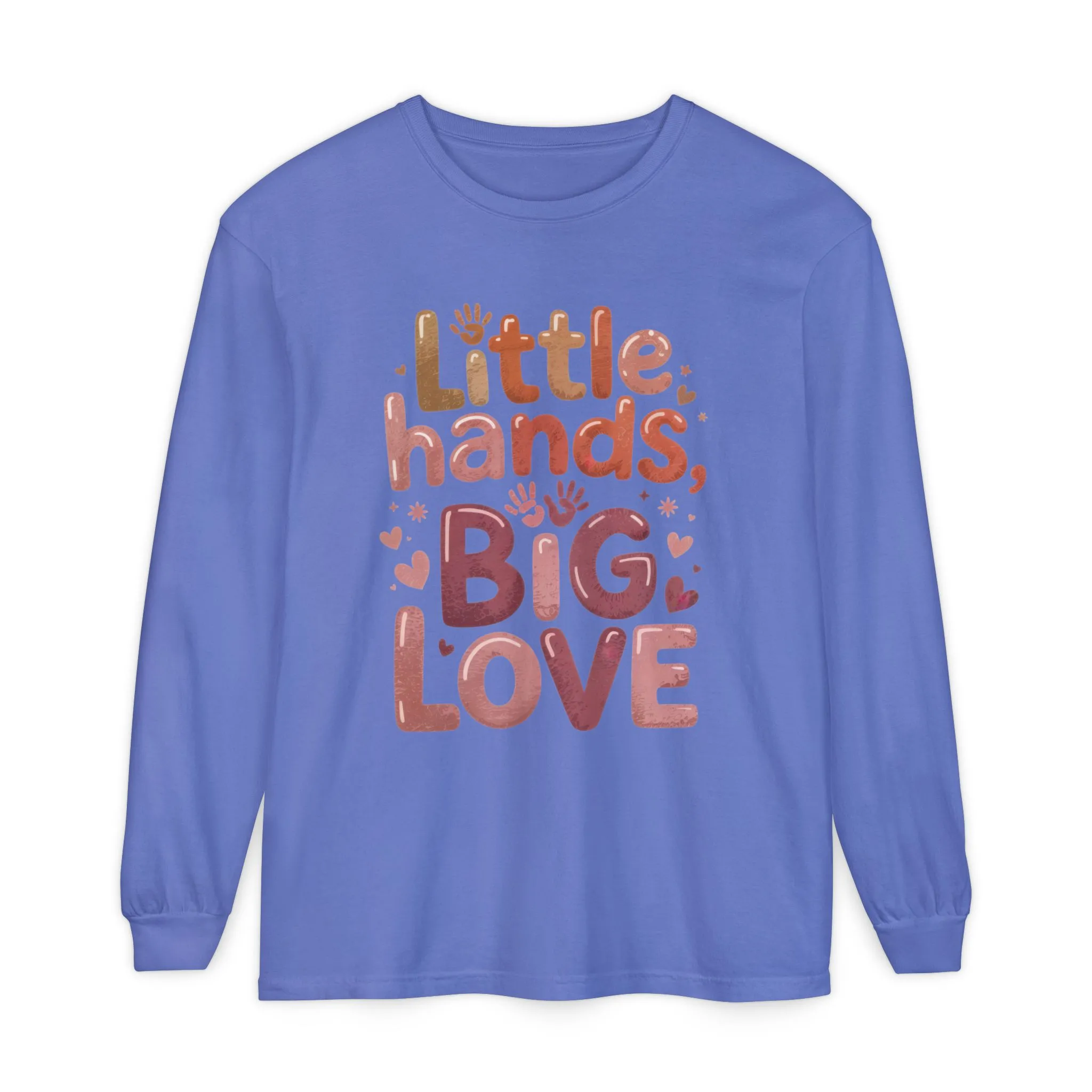 Little Hands, Big Love Long Sleeve T-Shirt, Perfect for Moms Gifts, Cute Mom Long Sleeve T-Shirt, Baby Showers Gift, mother's day Gift - Image 20