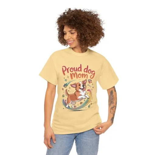 Proud Dog Mom Tee, Cute Pet Lover Shirt, Animal Lover Gift, Dog Mom T-Shirt, Funny Dog Apparel, Gift for Pet Owners, T-Shirt for Pet Moms - Image 34