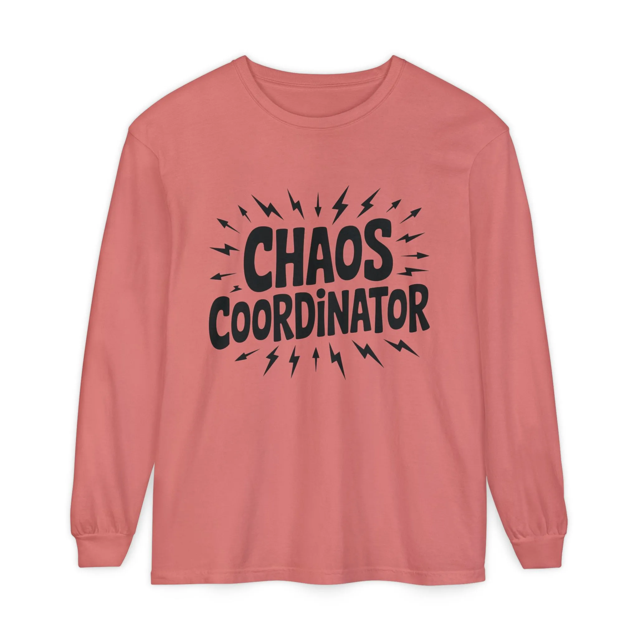 Chaos Coordinator Shirt Unisex Long Sleeve Tee, Funny Mom Life Gift, Mothers Day Shirt, Gifts for Team Leaders, Humor Apparel - Image 42