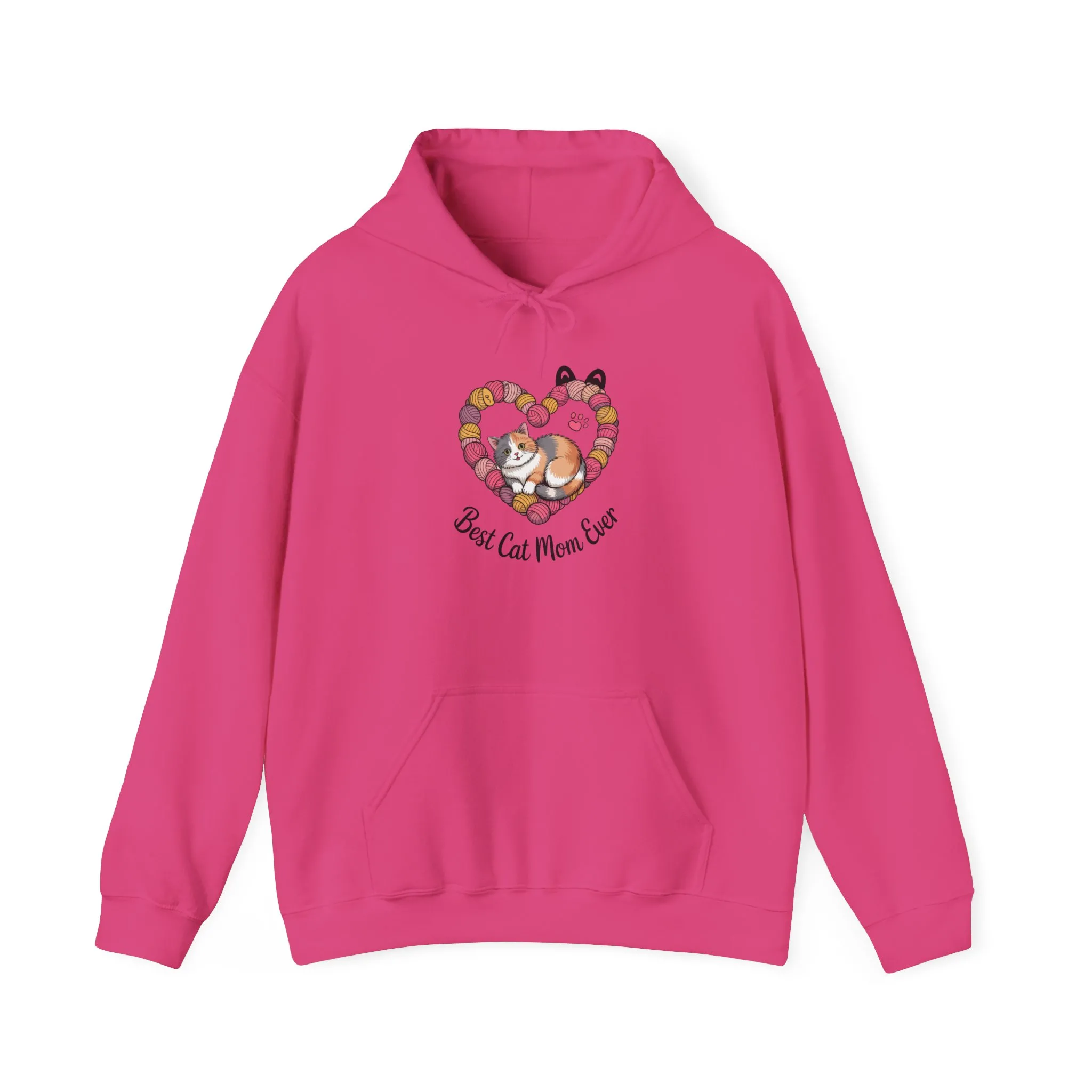Best Cat Mom Ever Hoodie, Cozy Sweatshirt for Cat Lovers, Gift for Cat Moms, Feline Themed Apparel, Pet Lover Hoodie, Mother's Day Gift - Image 25