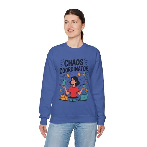 Chaos Coordinator Sweatshirt, Funny Mom Life Sweatshirt ,Gift for Busy Moms, Multitasking Mom Gift, Mom Life Sweatshirt, Mother's Day Gift - Image 48