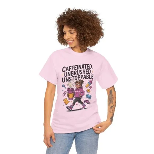 Funny Mom Life Graphic Shirt, Mother's Day Gift, Cotton Tee for Tired but Fierce Mothers, Coffee and Mom T-Shirt, mom life shirt - Image 26