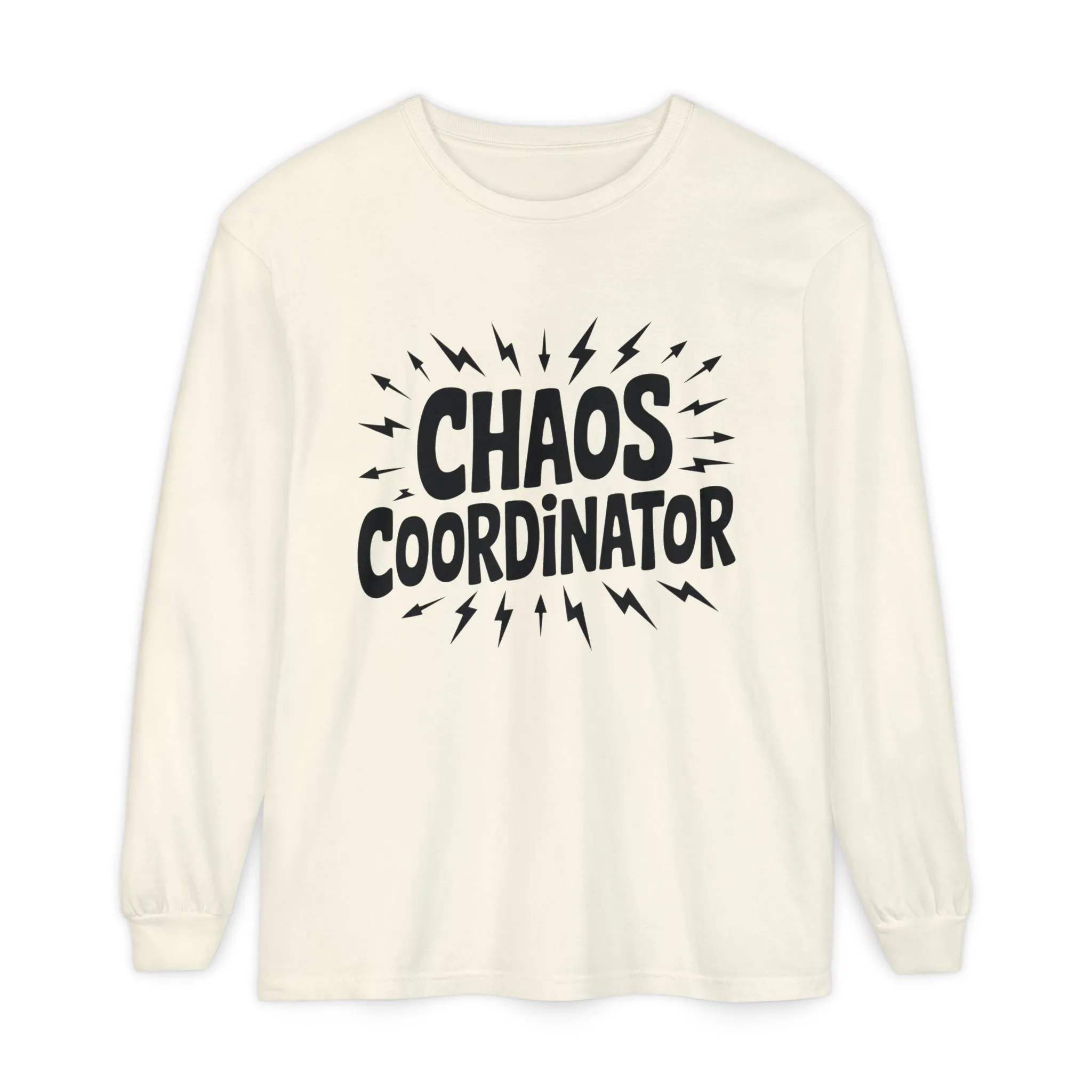 Chaos Coordinator Shirt Unisex Long Sleeve Tee, Funny Mom Life Gift, Mothers Day Shirt, Gifts for Team Leaders, Humor Apparel - Image 33