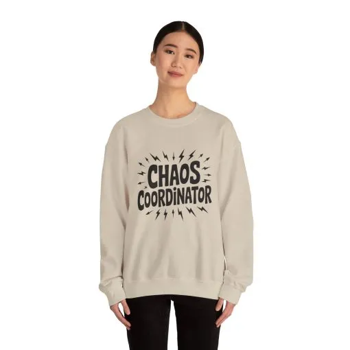Chaos Coordinator Sweatshirt, Funny Gift for Moms, Mother's Day Gift, TeacherSweatshirt, Casual Graphic Tee, Women's Gift Idea - Image 30