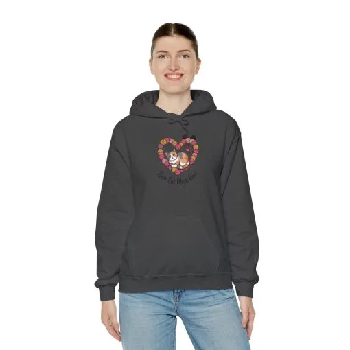 Best Cat Mom Ever Hoodie, Cozy Sweatshirt for Cat Lovers, Gift for Cat Moms, Feline Themed Apparel, Pet Lover Hoodie, Mother's Day Gift - Image 33