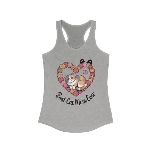 Best Cat Mom Ever Tank Top, Cat Lover Gift, Pet Mom Shirt, Funny Cat Tank, Mother's Day Gift, Mother's Day Gift, Pet Mom Gift - Image 5