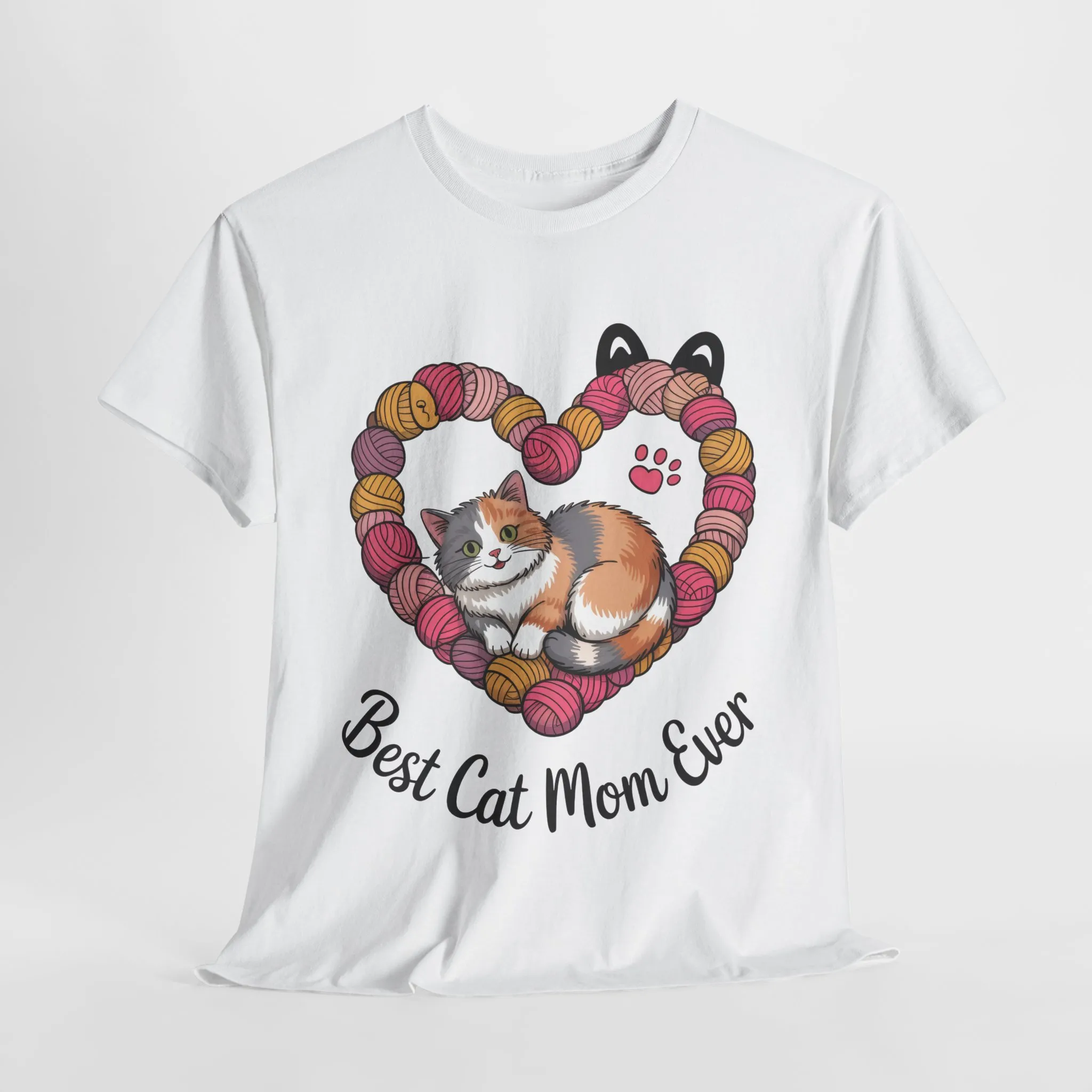Best Cat Mom Ever T-Shirt, Cat Lover Gift, Pet Mom Shirt, Funny Animal Apparel, Cute Gift for Cat Moms, Gift for Cat Lovers, Kitty Mom Shirt - Image 4