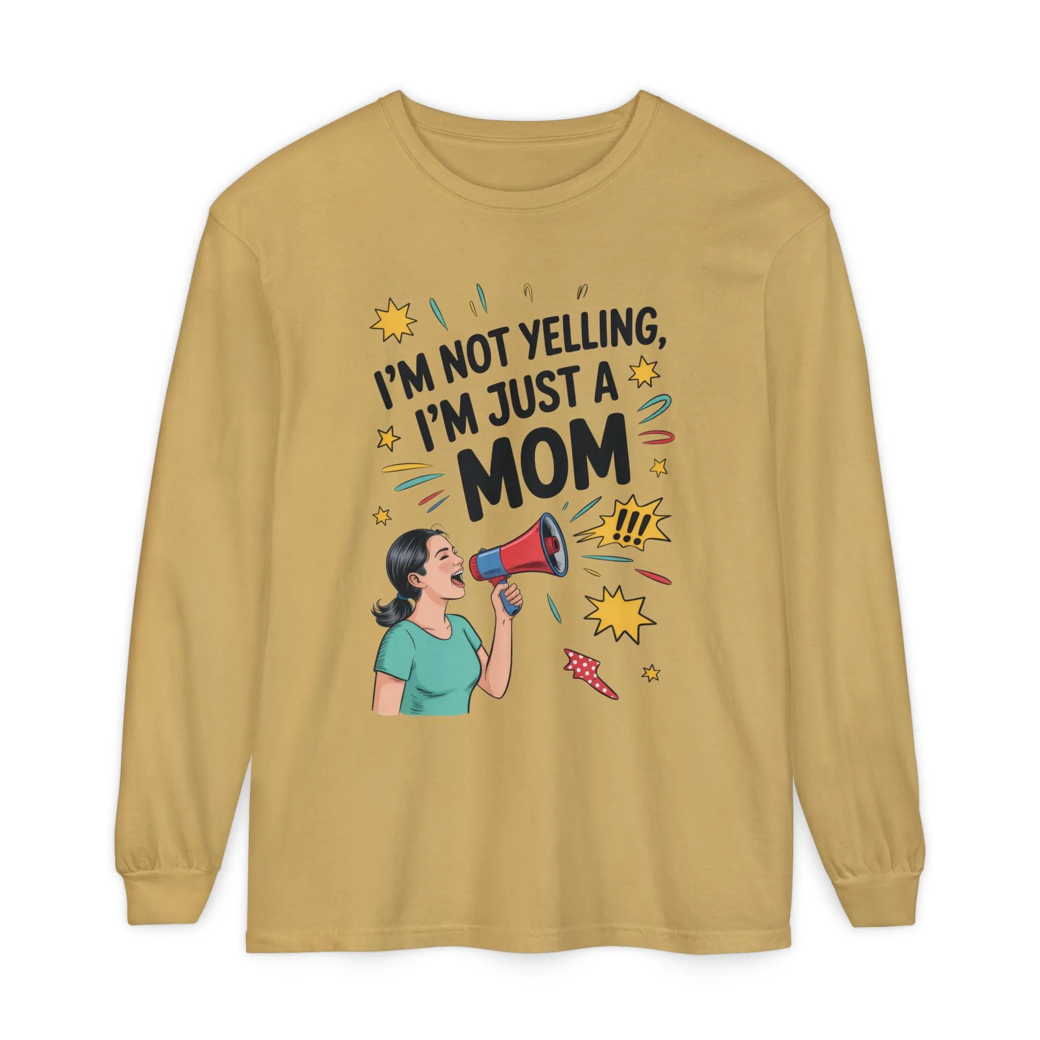 Funny Mom Long Sleeve T-Shirt, I'm Not Yelling I'm Just a Mom, Mother's Day Gift, Loud Mom Life Tank Top, Mother's Day Apparel - Image 23