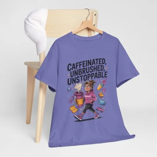 Funny Mom Life Graphic Shirt, Mother's Day Gift, Cotton Tee for Tired but Fierce Mothers, Coffee and Mom T-Shirt, mom life shirt - Image 22