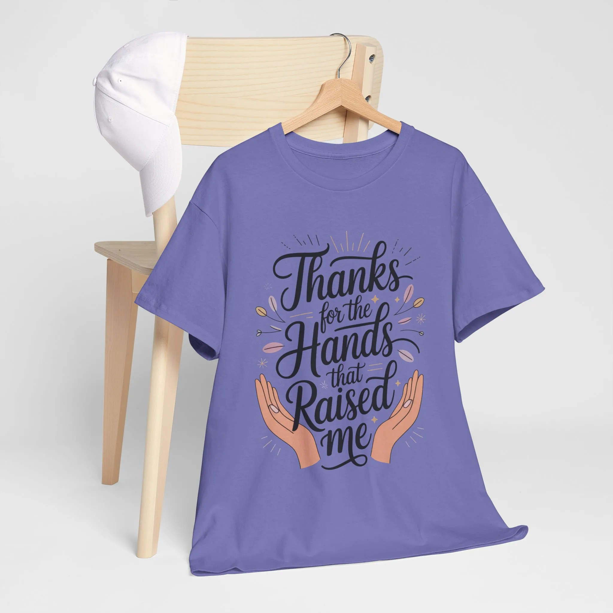 Thanks for the Hands That Raised Me Shirt, Heavy Cotton Tee, Mother's Day Gift, Appreciation Shirt for Mom, Thankful Hands Tee - Image 28