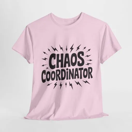 Chaos Coordinator Unisex Heavy Cotton Tee, Funny Graphic T-Shirt, Gift for Moms, Mom Life Graphic Tee, Mother's Day T-Shirt - Image 24