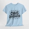Chaos Coordinator Unisex Heavy Cotton Tee, Funny Graphic T-Shirt, Gift for Moms, Mom Life Graphic Tee, Mother's Day T-Shirt