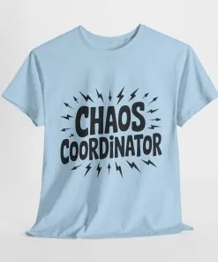 Chaos Coordinator Unisex Heavy Cotton Tee, Funny Graphic T-Shirt, Gift for Moms, Mom Life Graphic Tee, Mother's Day T-Shirt