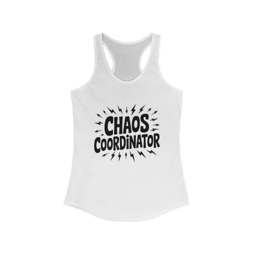 Chaos Coordinator Tank, Perfect for Busy Moms, Gifts for Teachers, Motivational Apparel, Workplace humor gift, mothers day gift - Image 3
