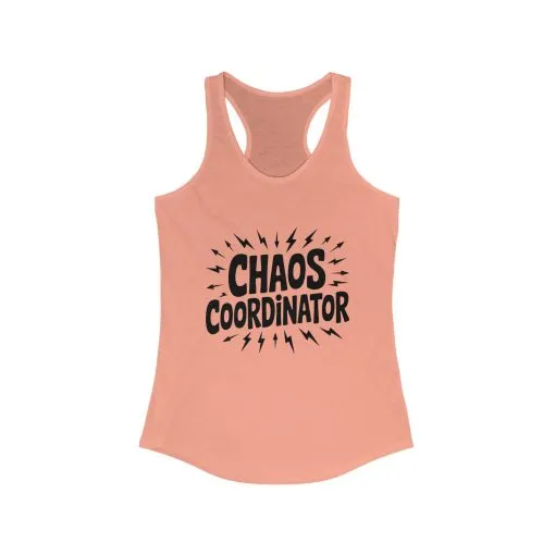 Chaos Coordinator Tank, Perfect for Busy Moms, Gifts for Teachers, Motivational Apparel, Workplace humor gift, mothers day gift - Image 5