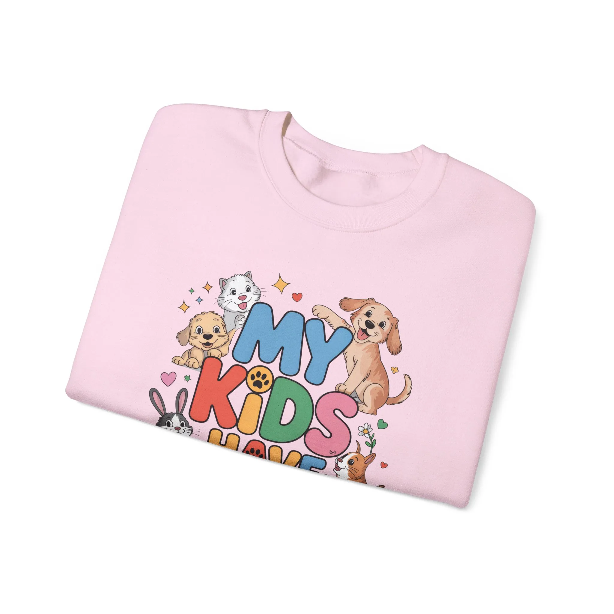 My Kids Have Paws Sweatshirt, Pet Lover Gift, Cute Animal Shirt, Cute Pet Mom Tee, Animal Parent T-Shirt, Gift for Animal Lovers - Image 26