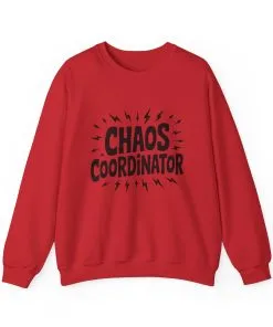 Chaos Coordinator Sweatshirt, Funny Gift for Moms, Mother's Day Gift, TeacherSweatshirt, Casual Graphic Tee, Women's Gift Idea