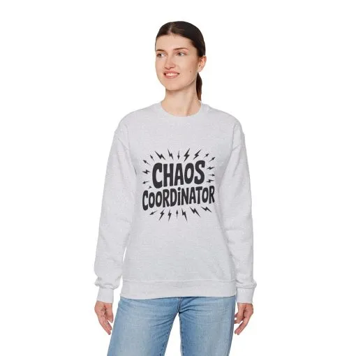 Chaos Coordinator Sweatshirt, Funny Gift for Moms, Mother's Day Gift, TeacherSweatshirt, Casual Graphic Tee, Women's Gift Idea - Image 11