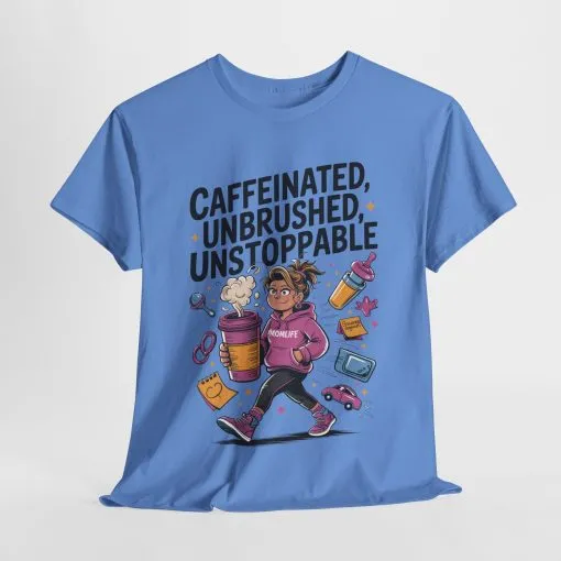 Funny Mom Life Graphic Shirt, Mother's Day Gift, Cotton Tee for Tired but Fierce Mothers, Coffee and Mom T-Shirt, mom life shirt - Image 19
