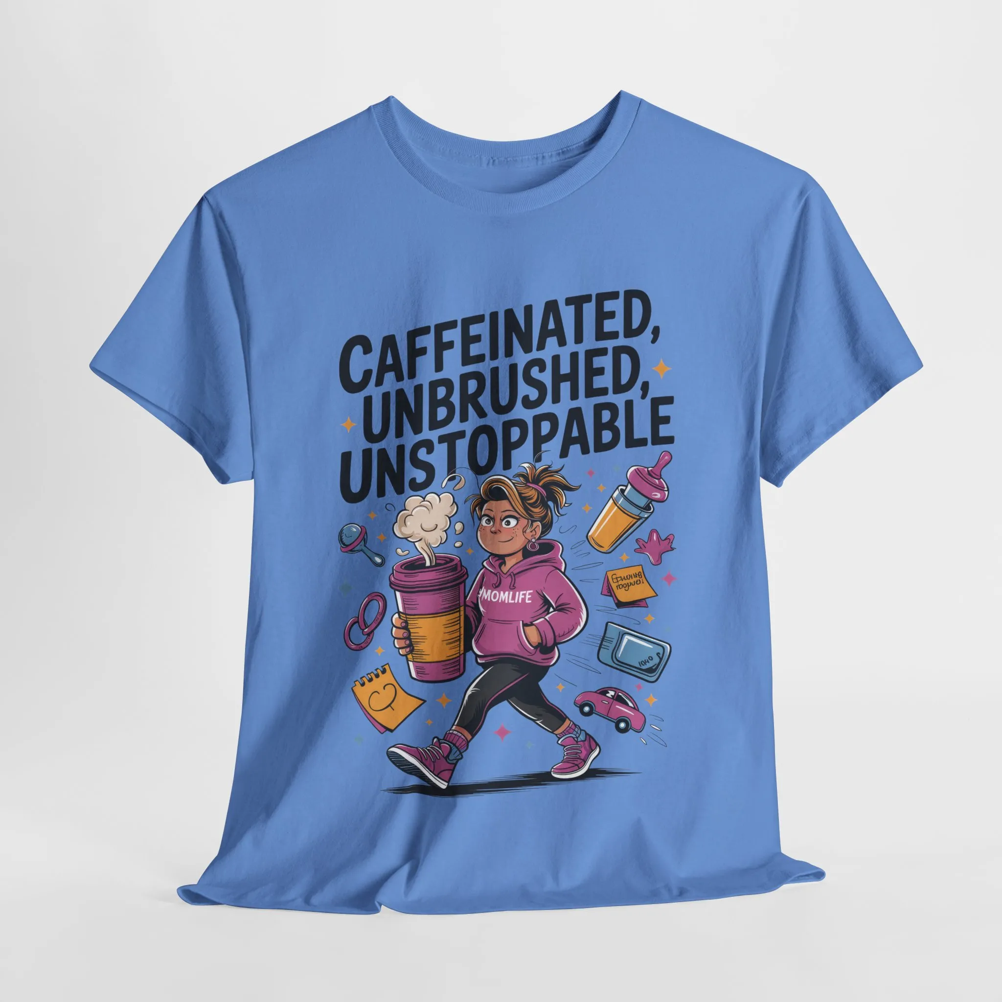Funny Mom Life Graphic Shirt, Mother's Day Gift, Cotton Tee for Tired but Fierce Mothers, Coffee and Mom T-Shirt, mom life shirt - Image 19
