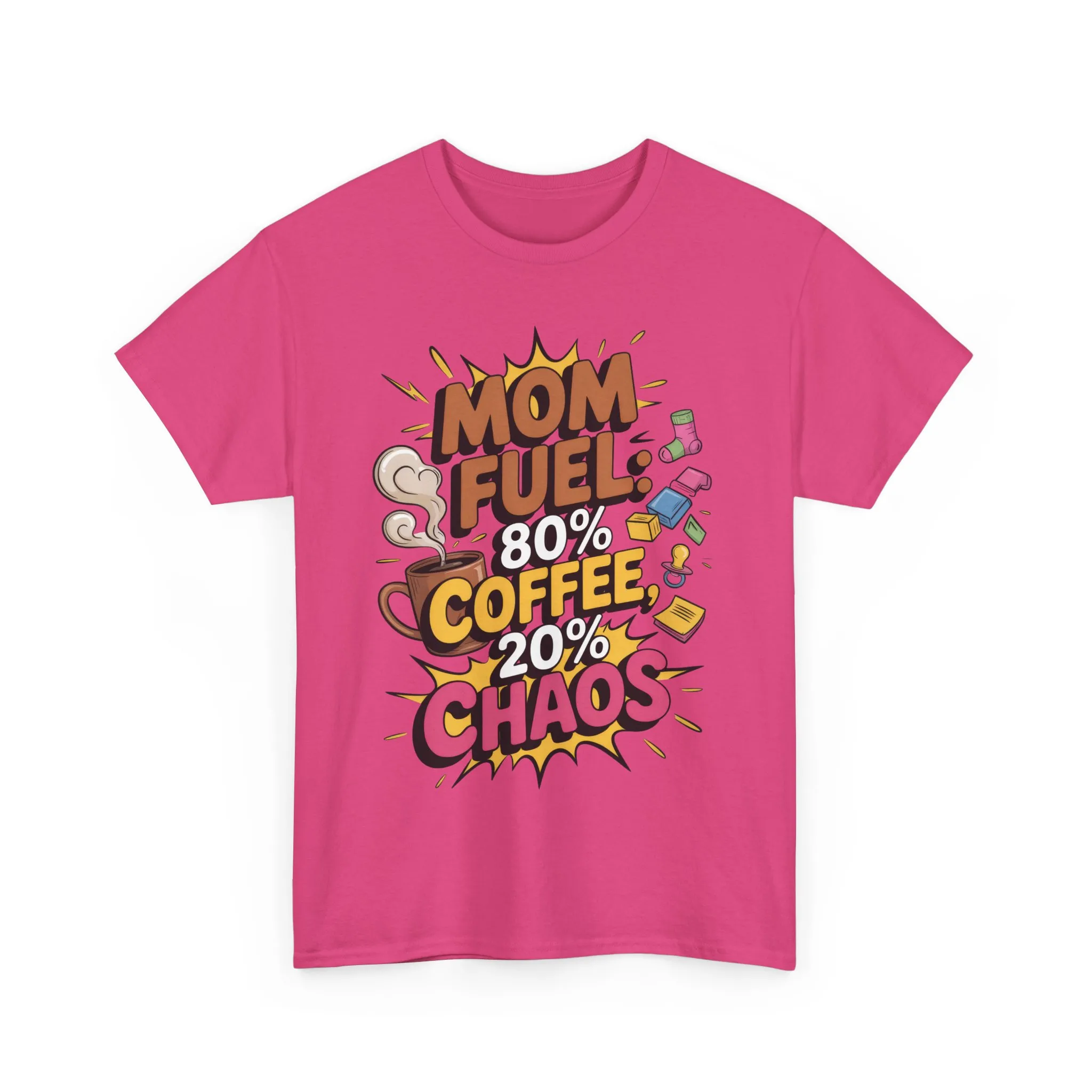 Funny Mom Fuel Coffee Tee, Gifts for Moms, Mother's Day Gift, Coffee Lover Shirt, T-Shirt for Coffee Loving Moms, Tired Mom Life Tee - Image 22