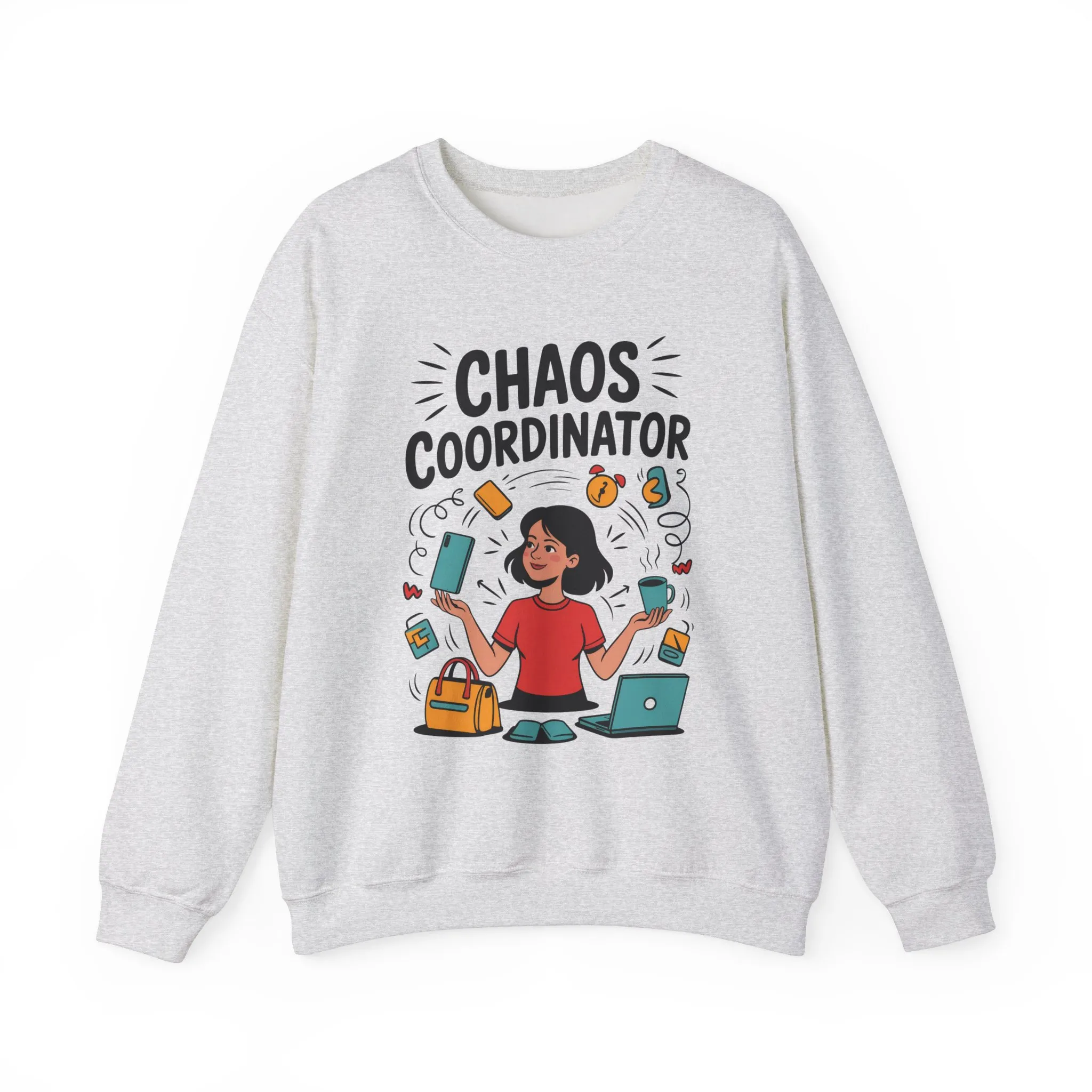 Chaos Coordinator Sweatshirt, Funny Mom Life Sweatshirt ,Gift for Busy Moms, Multitasking Mom Gift, Mom Life Sweatshirt, Mother's Day Gift - Image 2