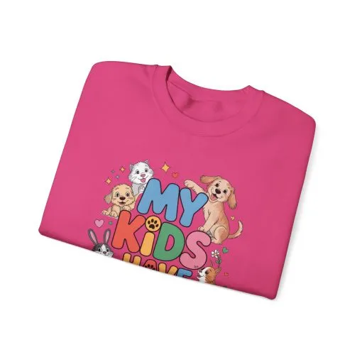 My Kids Have Paws Sweatshirt, Pet Lover Gift, Cute Animal Shirt, Cute Pet Mom Tee, Animal Parent T-Shirt, Gift for Animal Lovers - Image 30