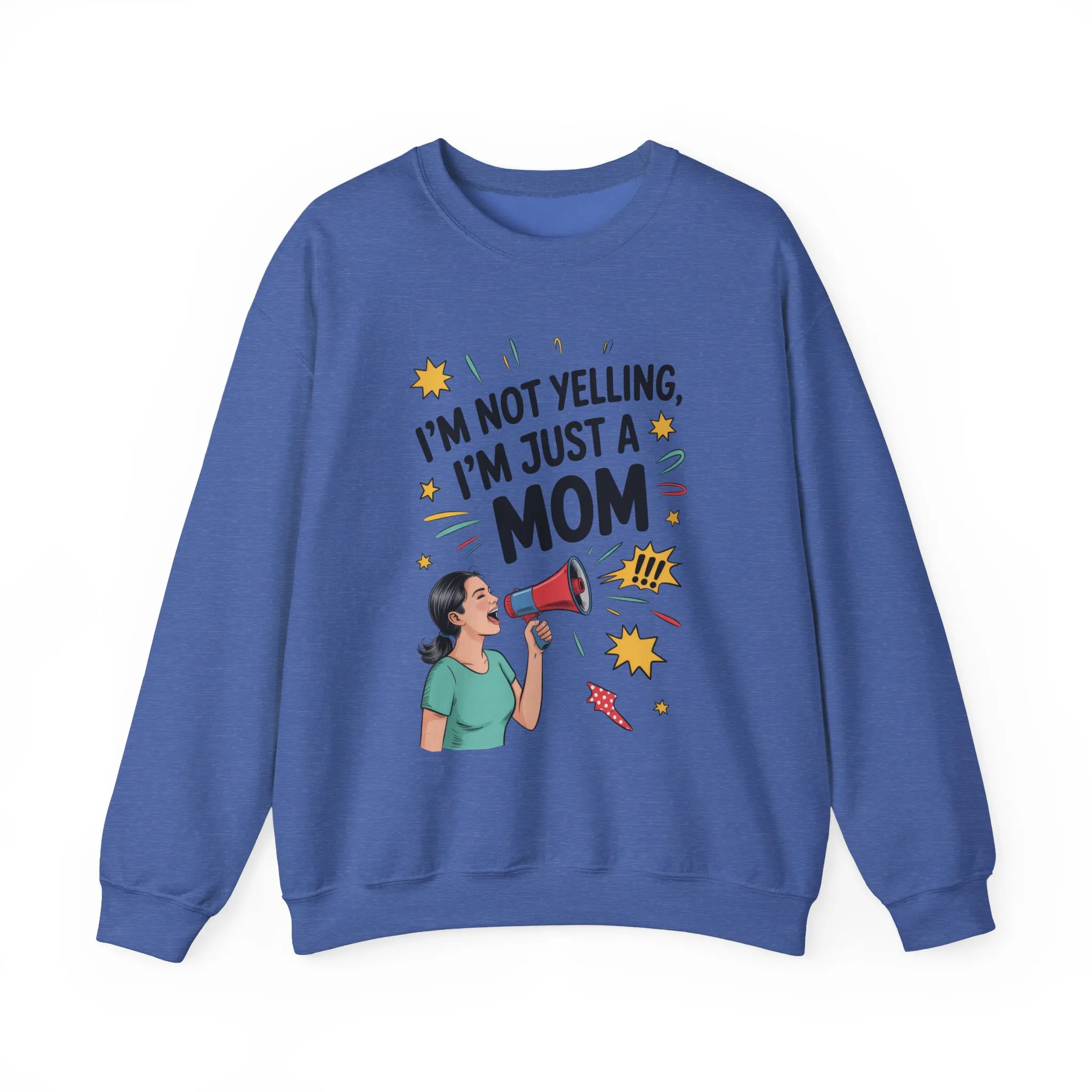Funny Mom Sweatshirt, I'm Not Yelling I'm Just a Mom, Mother's Day Gift, Loud Mom Life Sweatshirt, Mother's Day Apparel, Family Humor Shirt - Image 22