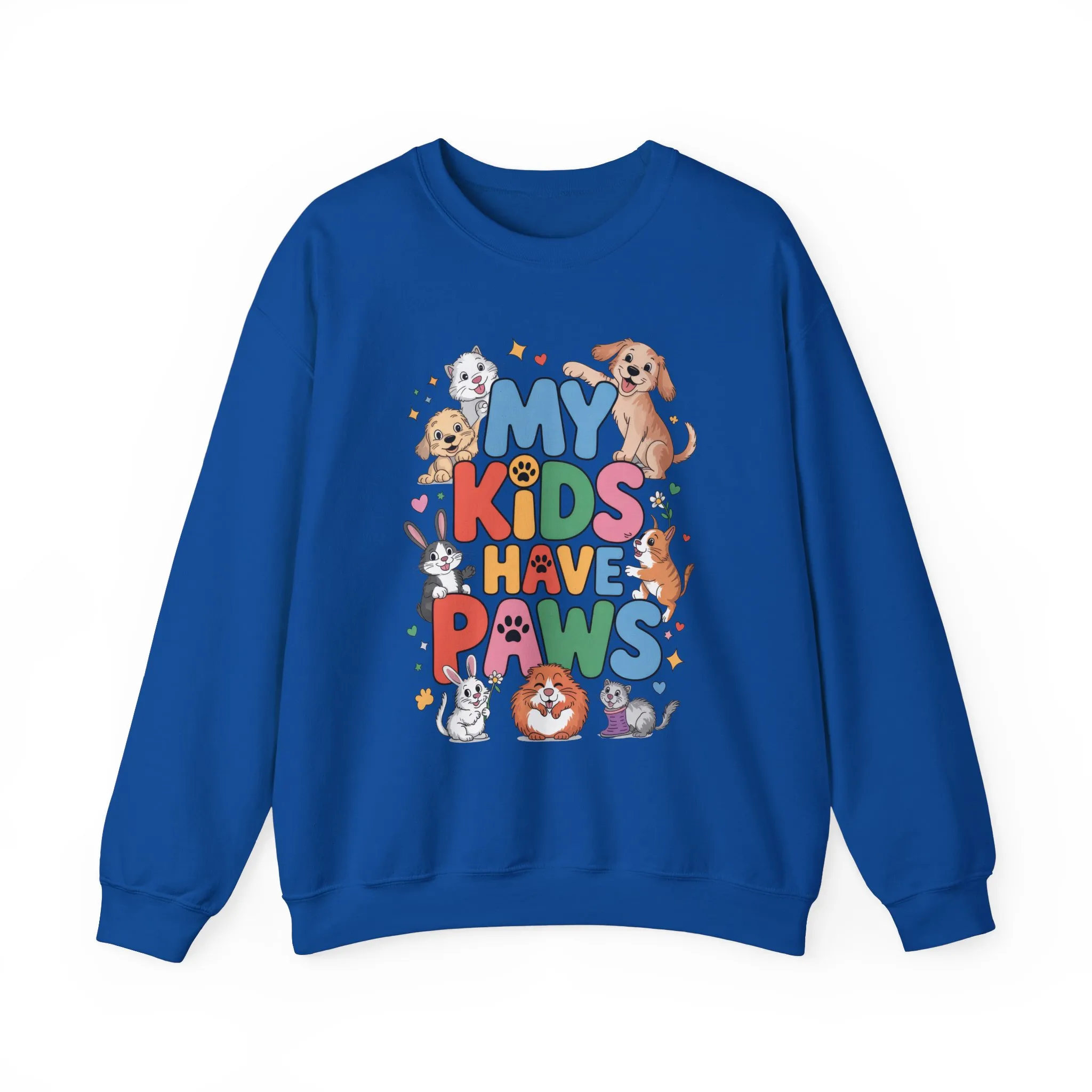 My Kids Have Paws Sweatshirt, Pet Lover Gift, Cute Animal Shirt, Cute Pet Mom Tee, Animal Parent T-Shirt, Gift for Animal Lovers - Image 21