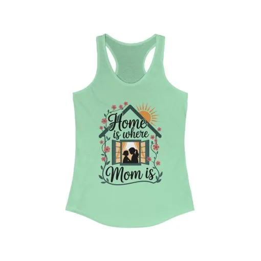Home Is Where Mom Is Tank, Mother's Day Cotton Tank, Cute Family Gift for Mom, Sentimental Mom Gift, mother's day Gift - Image 7
