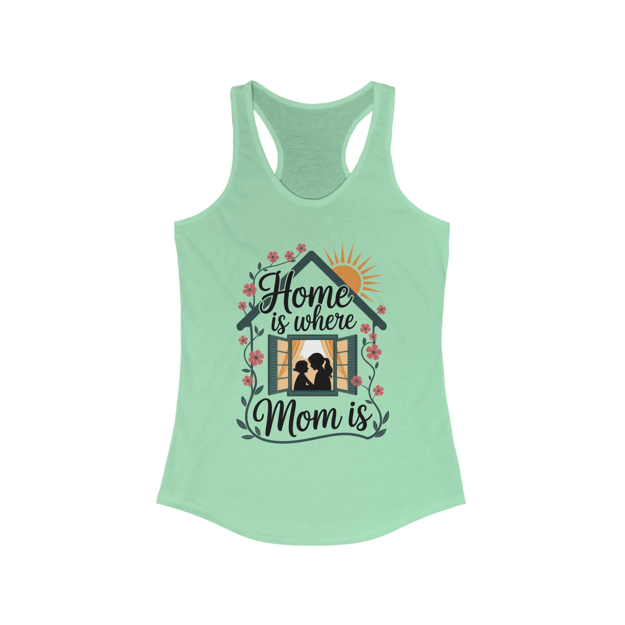 Home Is Where Mom Is Tank, Mother's Day Cotton Tank, Cute Family Gift for Mom, Sentimental Mom Gift, mother's day Gift - Image 7