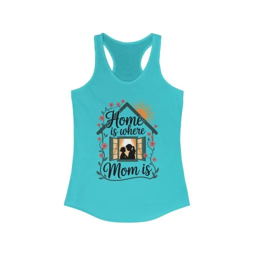 Home Is Where Mom Is Tank, Mother's Day Cotton Tank, Cute Family Gift for Mom, Sentimental Mom Gift, mother's day Gift - Image 9