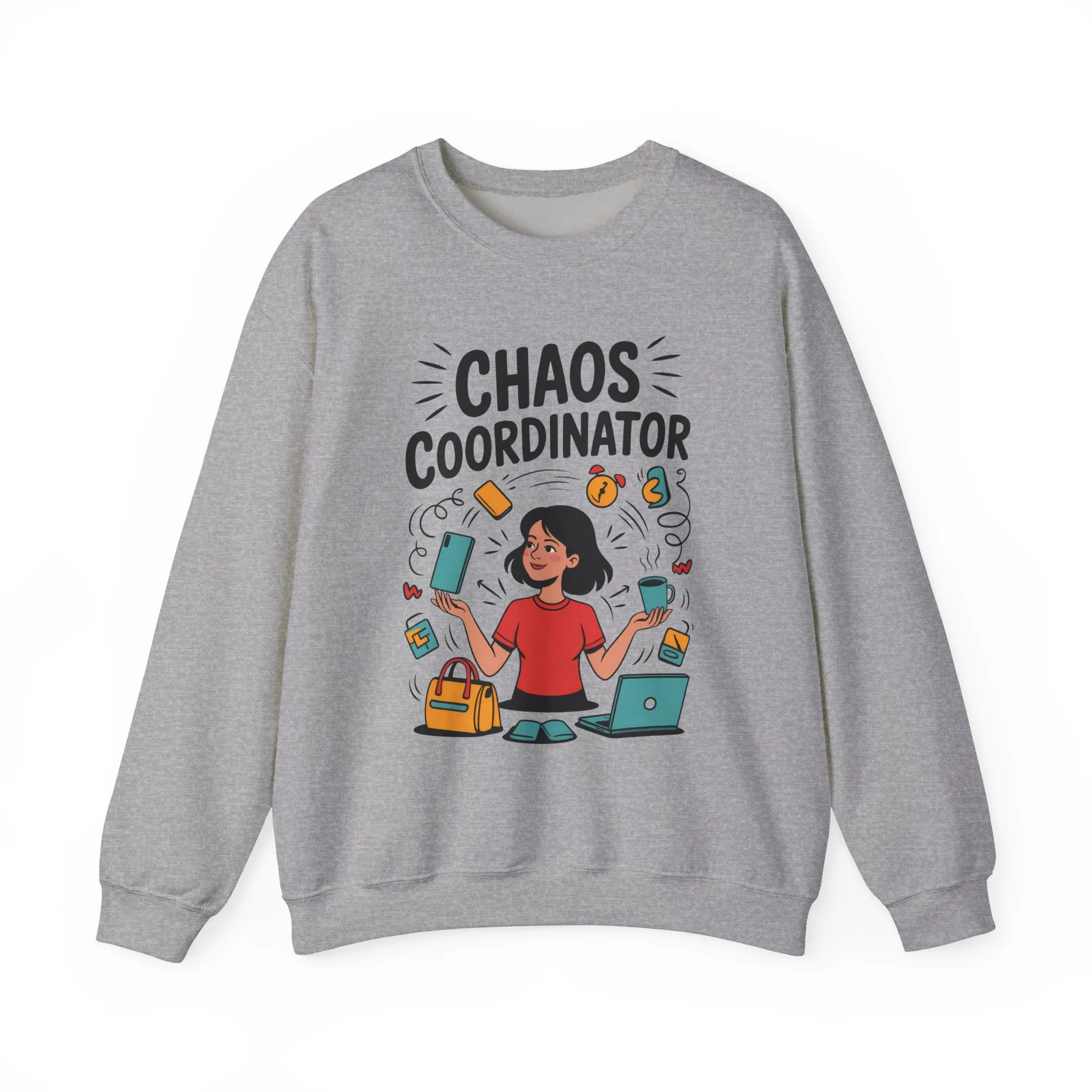 Chaos Coordinator Sweatshirt, Funny Mom Life Sweatshirt ,Gift for Busy Moms, Multitasking Mom Gift, Mom Life Sweatshirt, Mother's Day Gift - Image 13