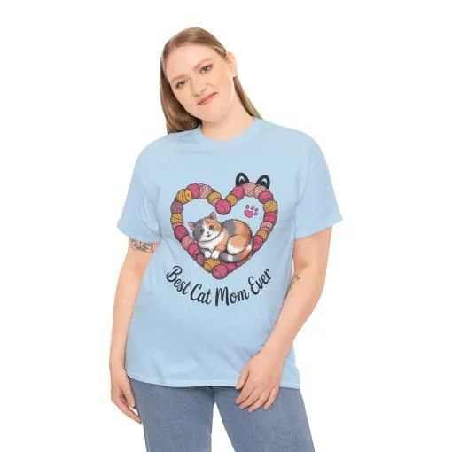 Best Cat Mom Ever T-Shirt, Cat Lover Gift, Pet Mom Shirt, Funny Animal Apparel, Cute Gift for Cat Moms, Gift for Cat Lovers, Kitty Mom Shirt - Image 17