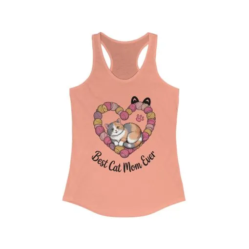 Best Cat Mom Ever Tank Top, Cat Lover Gift, Pet Mom Shirt, Funny Cat Tank, Mother's Day Gift, Mother's Day Gift, Pet Mom Gift - Image 3
