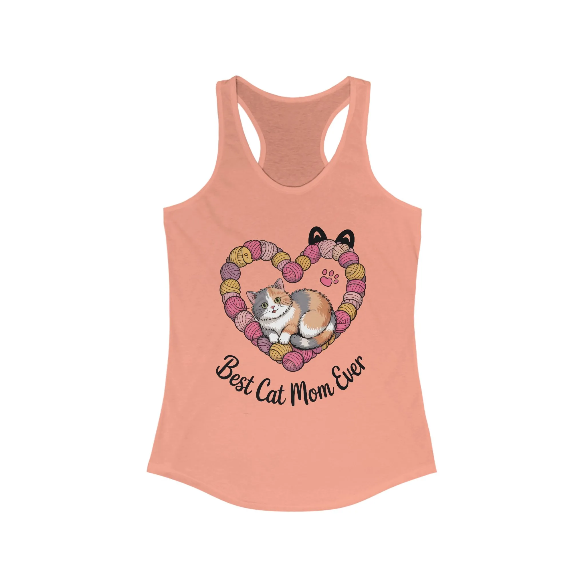 Best Cat Mom Ever Tank Top, Cat Lover Gift, Pet Mom Shirt, Funny Cat Tank, Mother's Day Gift, Mother's Day Gift, Pet Mom Gift - Image 3