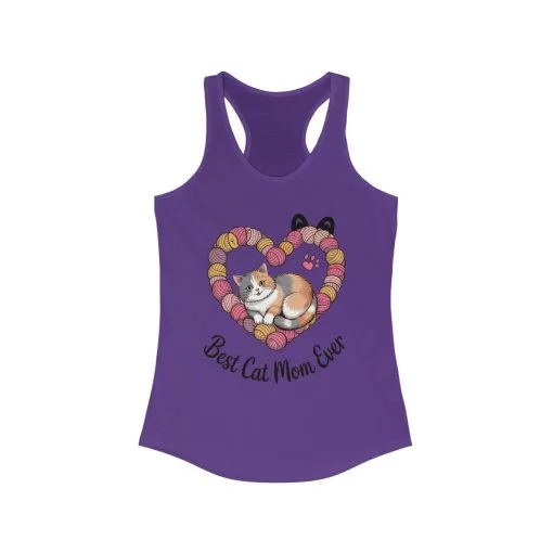 Best Cat Mom Ever Tank Top, Cat Lover Gift, Pet Mom Shirt, Funny Cat Tank, Mother's Day Gift, Mother's Day Gift, Pet Mom Gift - Image 11